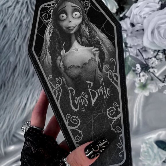 Killstar x Corpse Bride Collab Emily Casket Jewelry Box Black Jewellery Coffin - Picture 4 of 9
